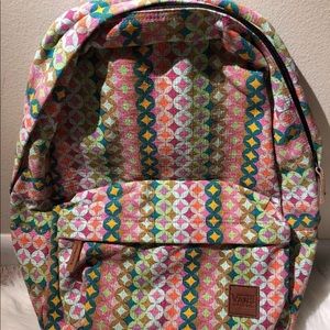 New Vans Deana III Multi color Backpack Book Bag